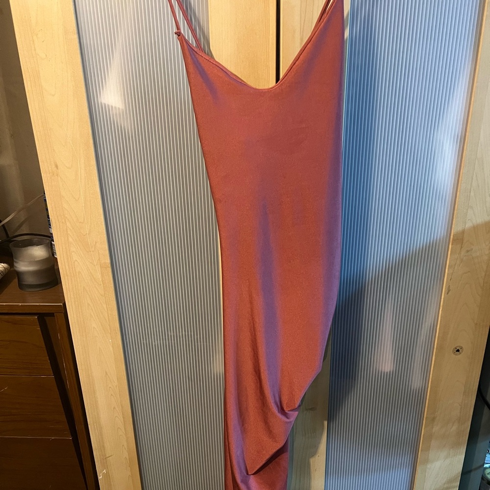 Brand new coral colored cocktail dress